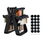 2 Tier Rotating Spice Rack – 360° Kitchen Organizer (16 Jar)